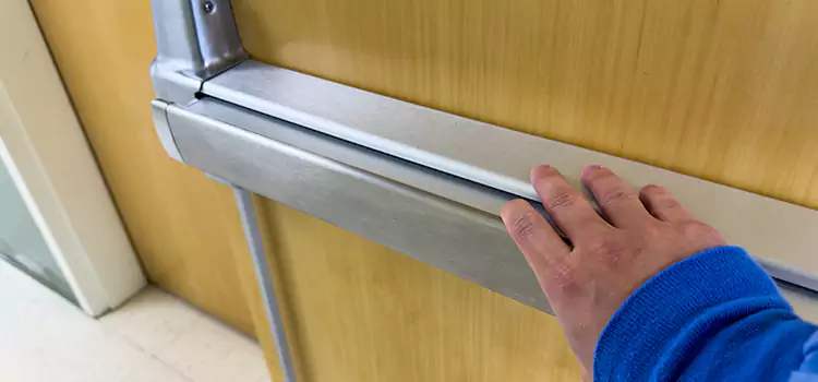 Installing a Push Bar on a Door Melville